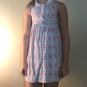 White girls long shirt with flowers